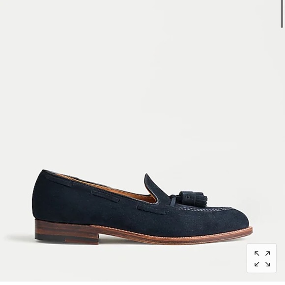 Brand New in Box Alden for J.Crew suede loafers